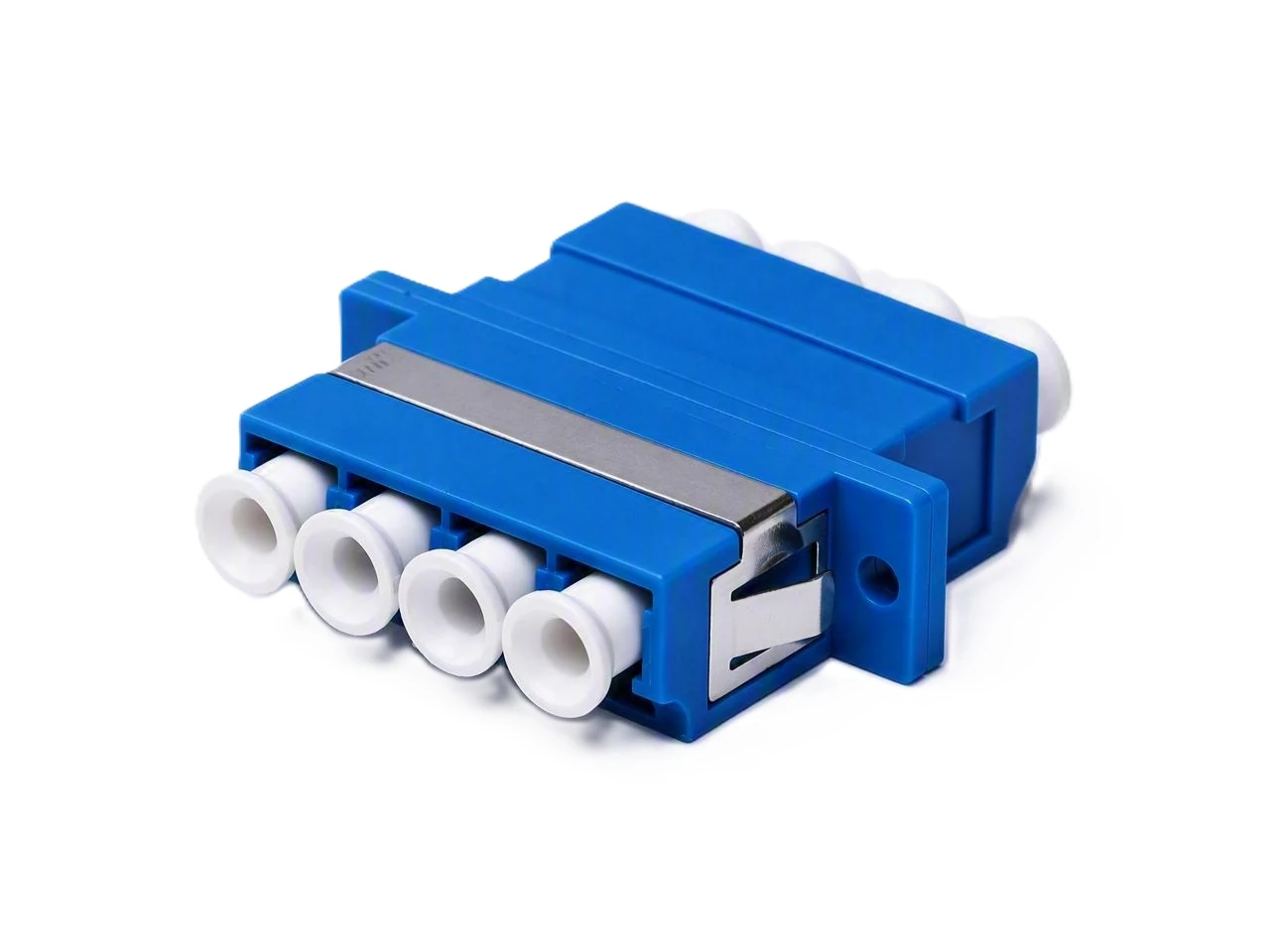 optikai adapter LC quad kék
