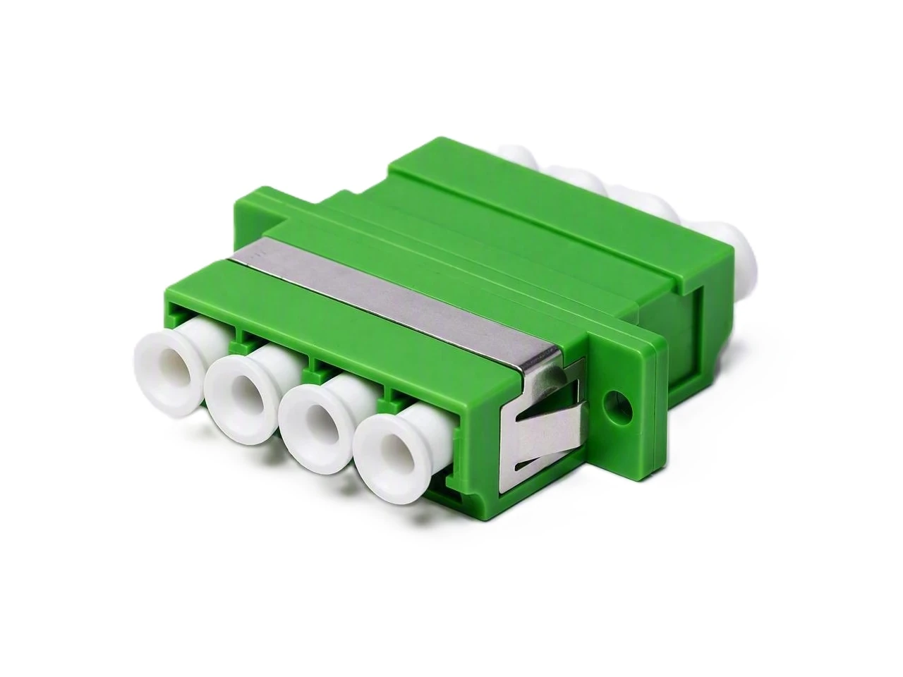 optikai adapter LC quad zöld